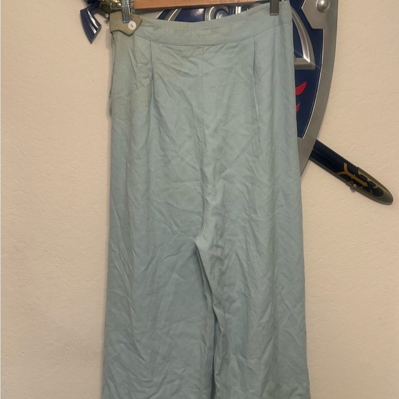 True Vintage 1930s Gaucho Pants — Cashmere & Wool Blend in Misty Blue (Need TLC) - Picture 5 of 11